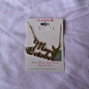 Playboy Gold Necklace - Miss October